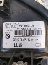 Laden Sie das Bild in den Galerie-Viewer, Frontscheinwerfer BMW 5 G31 G30 7214961-03 Links Scheinwerfer Headlight SCH4715844459aj