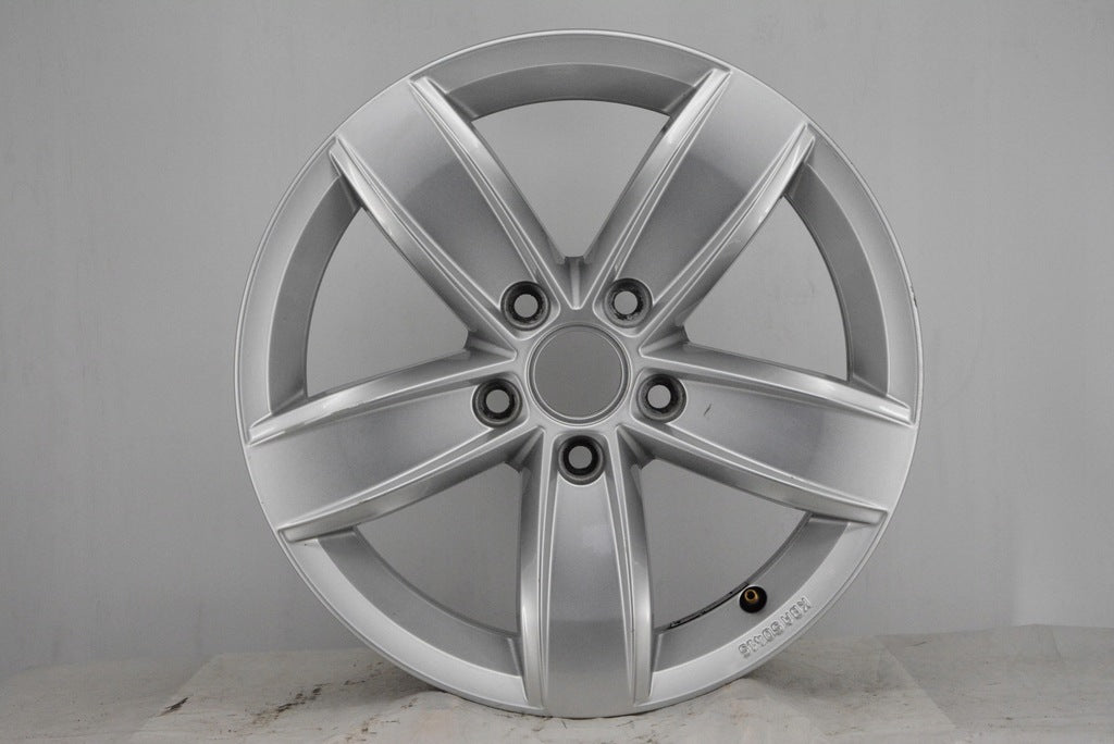 1x Alufelge 16 Zoll 6.0" 5x112 43ET Glanz Silber 2GA601025Q Vw Rim Wheel FEL4447390024qx