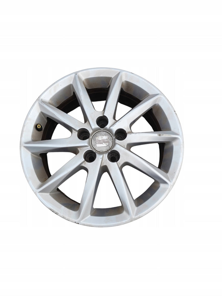 1x Alufelge 15 Zoll 6.0" 5x100 38ET Glanz Silber 6J0601025K Seat Ibiza Iv FEL2250312230ll