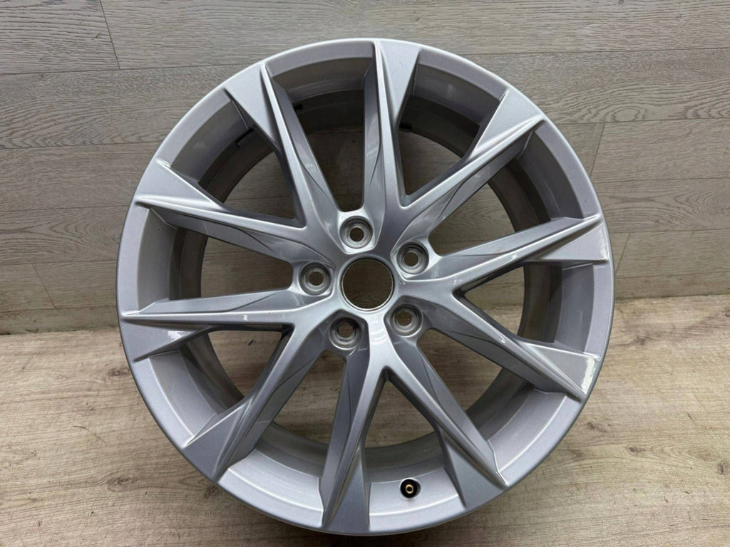 1x Alufelge 18 Zoll 7.5" 5x112 51ET Glanz Silber 5F0601025AA Seat Leon Rim Wheel FEL9429161697bm