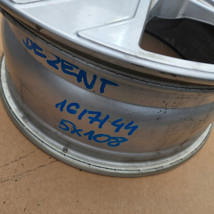 1x Alufelge 16 Zoll 7.0" 5x108 44ET Glanz Silber Rim Wheel FEL2064109741wz