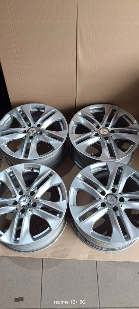 4x Alufelge 17 Zoll 7.5" 5x112 45ET Glanz Silber A2074010602 Mercedes-Benz FEL5272323327ki