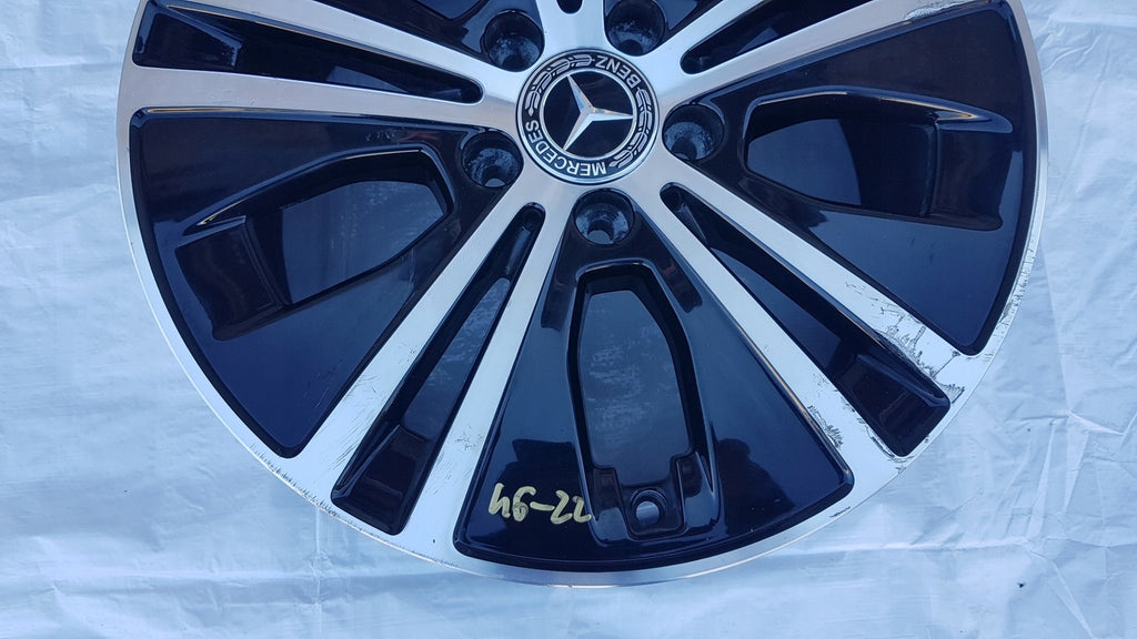 1x Alufelge 17 Zoll 7.5" 5x112 40ET Glanz Schwarz A2134015100 Mercedes-Benz W213