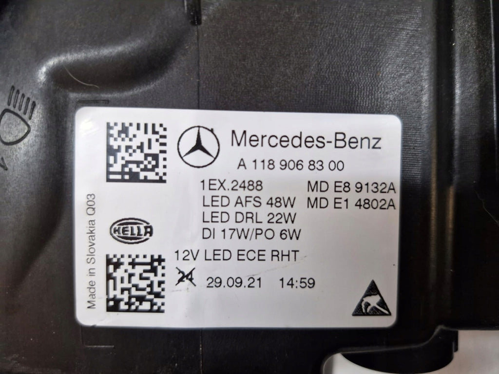 Frontscheinwerfer Mercedes-Benz Cla A1189068300 Full LED Links Headlight SCH5112972835it