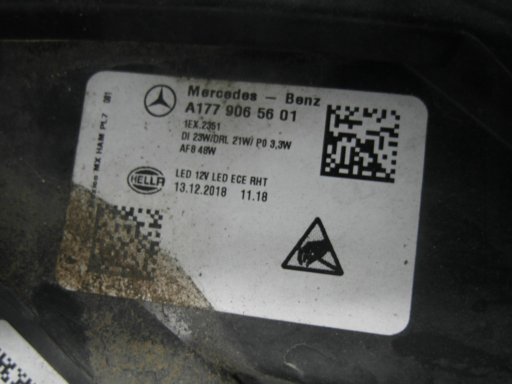 Frontscheinwerfer Mercedes-Benz A1779065601 Full LED Rechts Headlight SCH4051407393tp