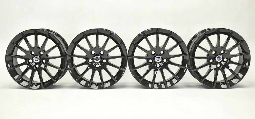 4x Alufelge 16 Zoll 7.5" 5x108 45ET Glanz Schwarz 9466832 Volvo V70 C70