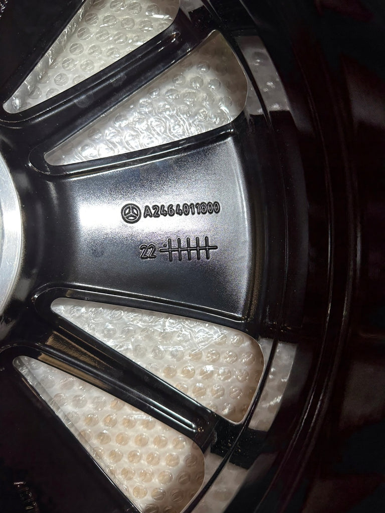 1x Alufelge 18 Zoll 7.5" 5x112 52ET Glanz Schwarz A2464011800 Mercedes-Benz W246