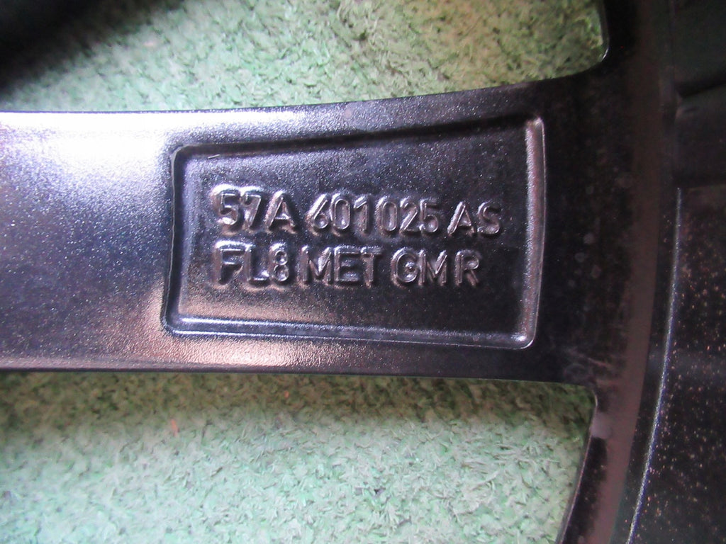 1x Alufelge 18 Zoll 7.0" 5x112 45ET Glanz Schwarz 57A601025 Skoda Kodiaq