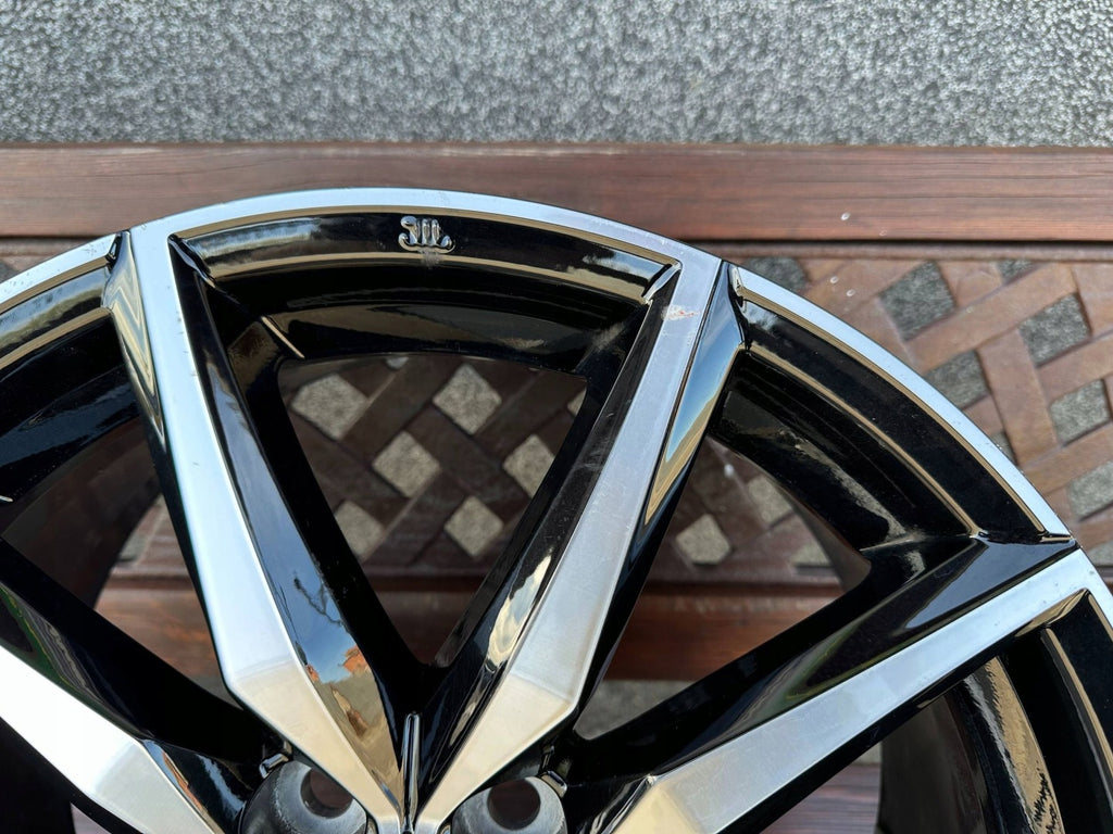 1x Alufelge 18 Zoll 8.0" 5x114.3 40ET Glanz Schwarz Toyota Yaris Rim Wheel FEL3728044196yd
