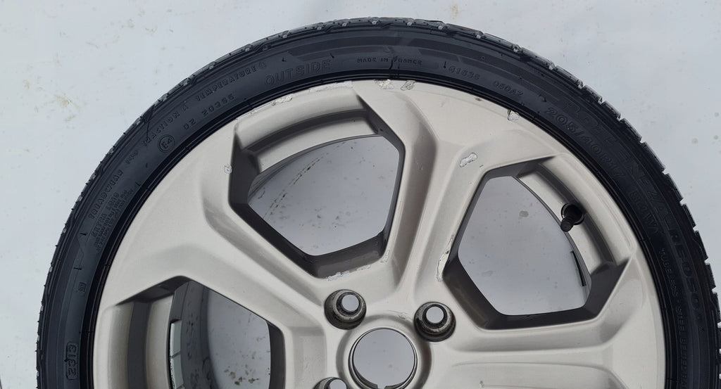 1x Alufelge 17 Zoll 7.0" 4x108 47,5ET Glanz Silber C1BC- Ford Fiesta Rim Wheel