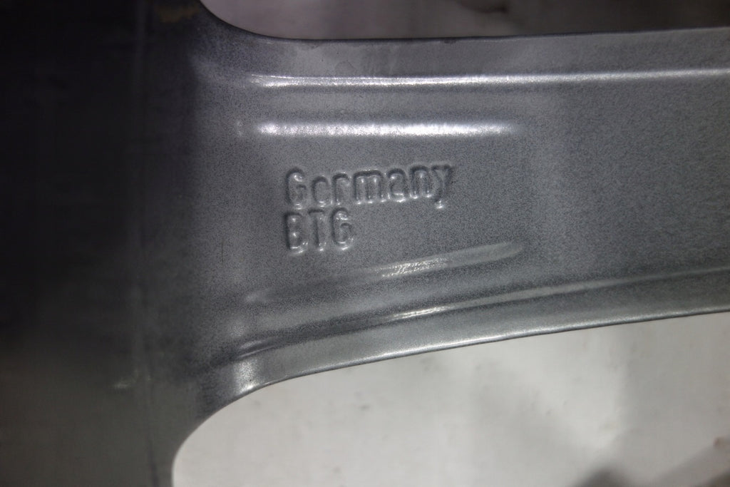 1x Alufelge 16 Zoll 6.5" 4x100 40ET Glanz Graphit 13581561 Opel Corsa E