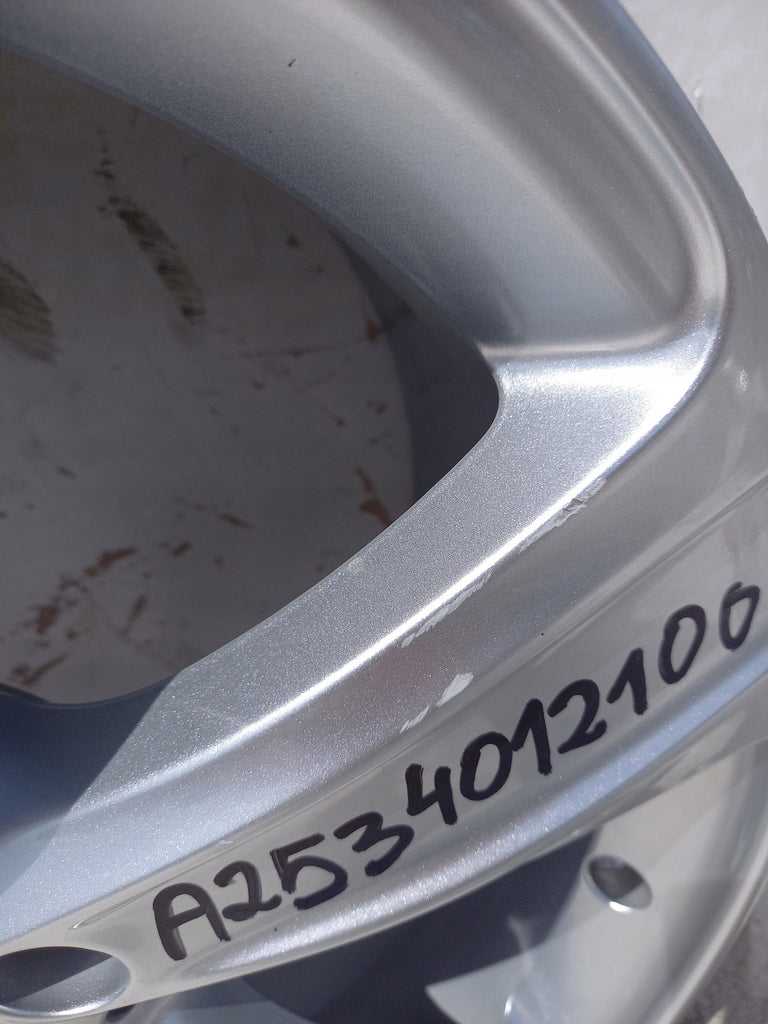 1x Alufelge 18 Zoll 8.0" 5x112 38ET Glanz Silber A2534012100 Mercedes-Benz Glc