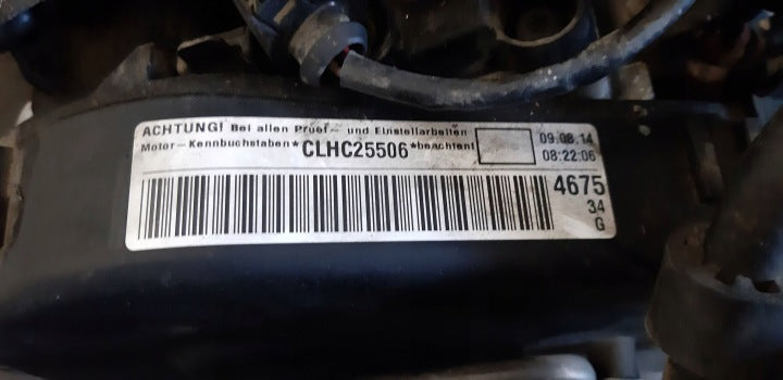 Motor Audi Seat Skoda VW I CLHC 1.6 TDI 90PS 66kW Diesel Engine Komplett MOT9408263104uo