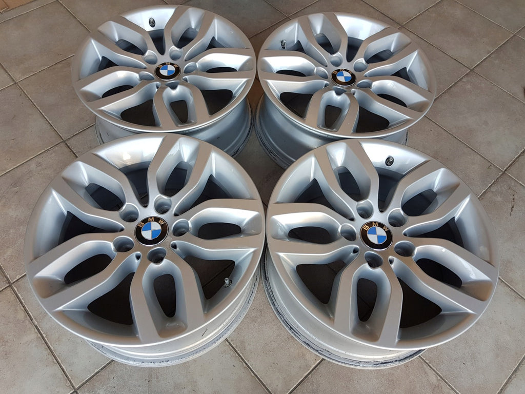 4x Alufelge 17 Zoll 7.5" 5x120 32ET Glanz Silber 6787576 BMW X4 F26 X3 F25 FEL8765526781zb