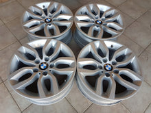 Load image into Gallery viewer, 4x Alufelge 17 Zoll 7.5" 5x120 32ET Glanz Silber 6787576 BMW X4 F26 X3 F25 FEL8765526781zb