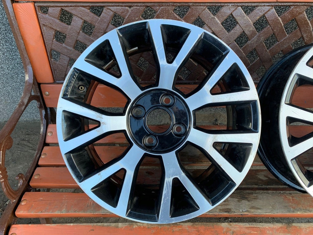 1x Alufelge 16 Zoll 6.0" 4x100 43ET Glanz Schwarz 1S0071496 VW Up Rim Wheel FEL4037965279sy