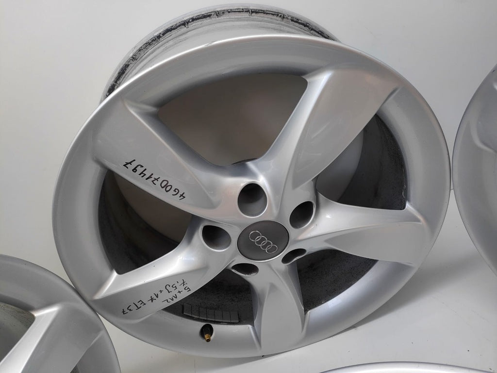 4x Alufelge 17 Zoll 7.5" 5x112 37ET Glanz Silber 4G0071497 Audi C7 Rim Wheel FEL8832895198gq
