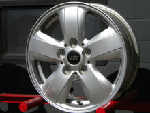 Laden Sie das Bild in den Galerie-Viewer, 4x Alufelge 15 Zoll 5.5&quot; 5x112 46ET Glanz Silber 6855101 Mini F56 F55 Rim Wheel