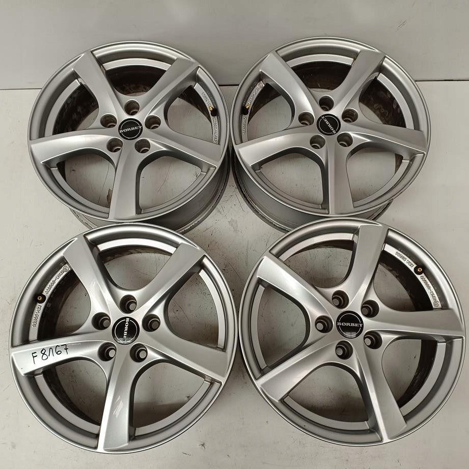 4x Alufelge 17 Zoll 7.0" 5x112 40ET Glanz Silber Audi Q3 Tarraco Kodiaq Tiguan FEL8554567187rl