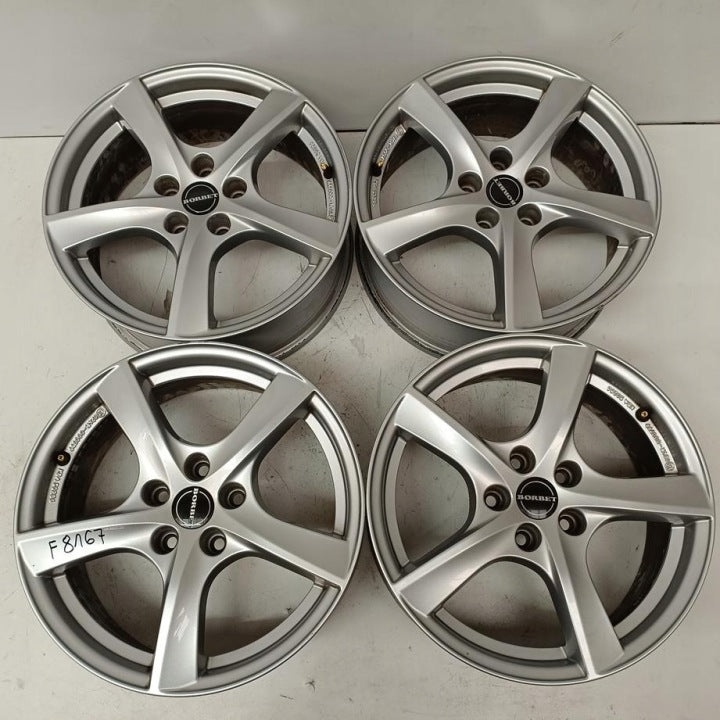 4x Alufelge 17 Zoll 7.0" 5x112 40ET Glanz Silber Audi Q3 Tarraco Kodiaq Tiguan FEL8554567187rl