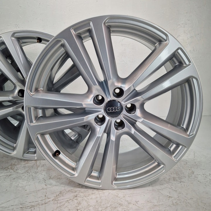 4x Alufelge 20 Zoll 8.0" 5x112 28ET Glanz Silber 4M0601025G Audi Rim Wheel FEL7084026538sg