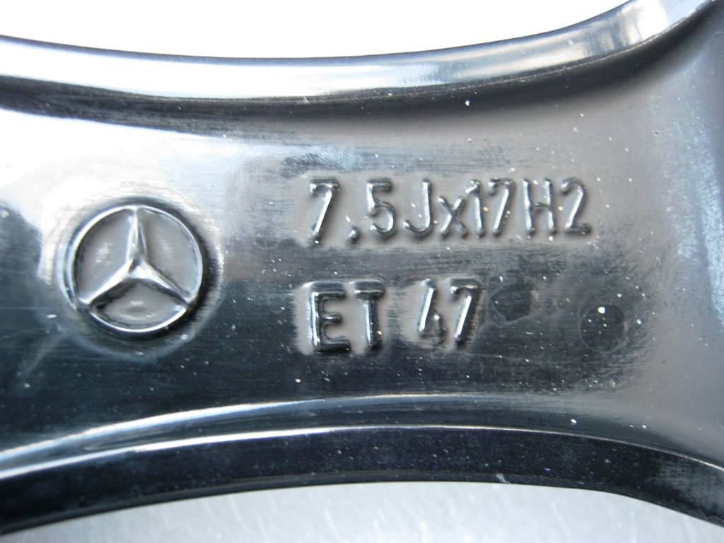 1x Alufelge 17 Zoll 7.5" 5x112 47ET A2044016902 Mercedes-Benz W204 Rim Wheel