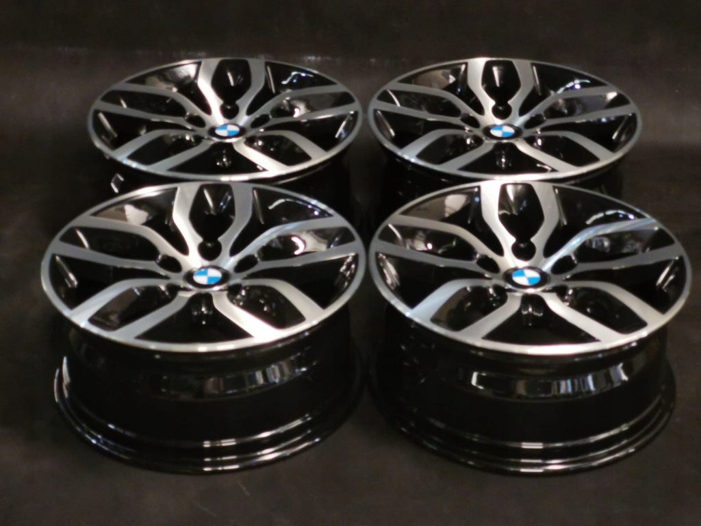4x Alufelge 17 Zoll 7.5" 5x120 32ET Glanz Silber 6787576 BMW F26 X3 F25 FEL6931133410yv