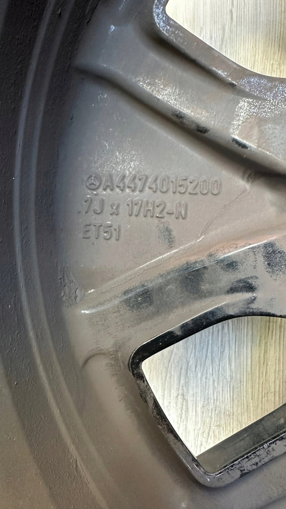 1x Alufelge 17 Zoll 7.0" 5x112 51ET A4474015200 Mercedes-Benz Viano Rim Wheel