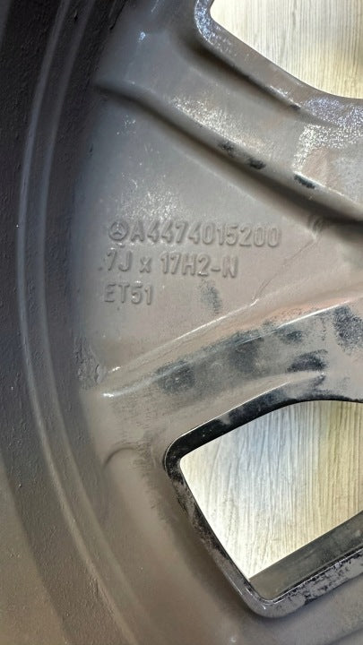 1x Alufelge 17 Zoll 7.0" 5x112 51ET A4474015200 Mercedes-Benz Viano Rim Wheel FEL4926336287tn
