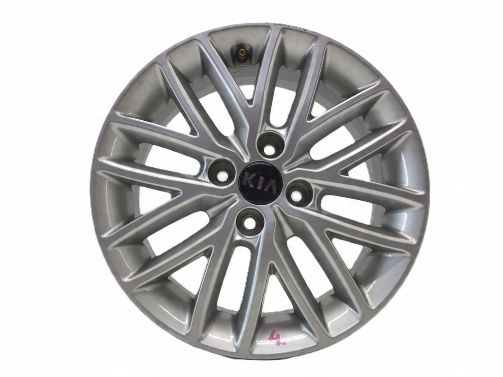 1x Alufelge 15 Zoll 6.0" 4x100 52910-H8150 Kia Rio Iv Rim Wheel