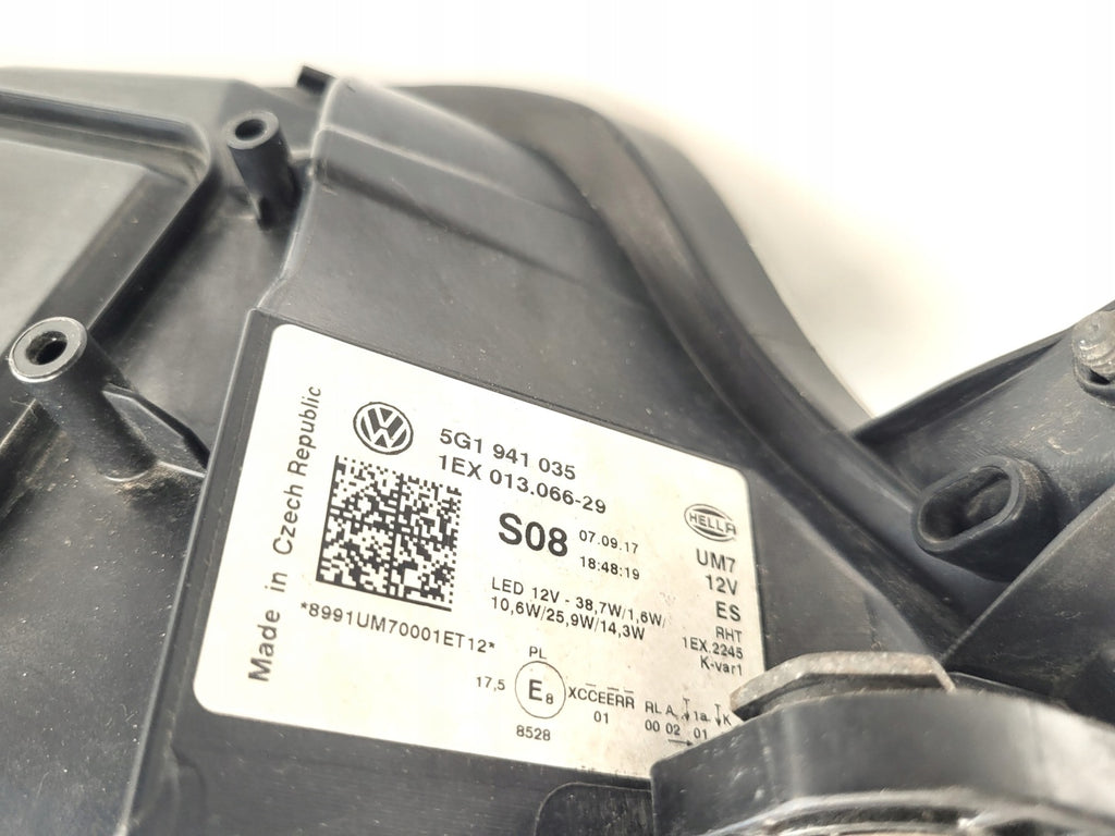 Frontscheinwerfer VW Golf VII 5G1941035 Xenon Links Scheinwerfer Headlight SCH6243169149xl