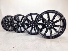 Laden Sie das Bild in den Galerie-Viewer, 4x Alufelge 18 Zoll 6.5" 5x112 41ET Glanz Schwarz 6877550 BMW Rim Wheel FEL6337994266cf