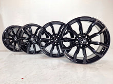 Laden Sie das Bild in den Galerie-Viewer, 4x Alufelge 18 Zoll 6.5" 5x112 41ET Glanz Schwarz 6877550 BMW Rim Wheel FEL6337994266cf