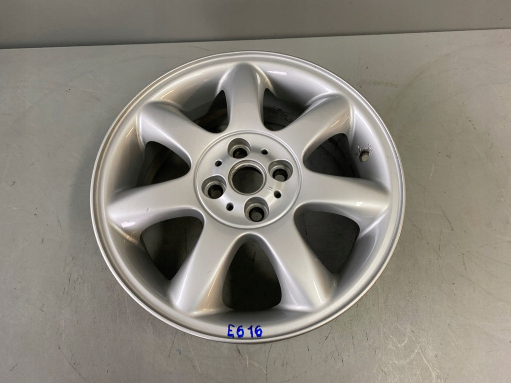 1x Alufelge 16 Zoll 6.5" 4x100 48ET Glanz Silber 6775684 Mini Rim Wheel FEL8445937685nl