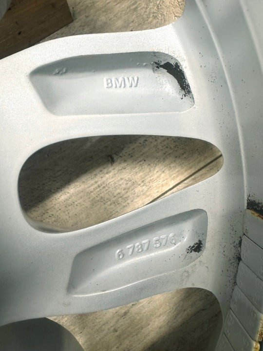 1x Alufelge 17 Zoll 7.5" 5x120 32ET Glanz Silber 6787576 BMW F26 X3 F25 FEL4797262307eo