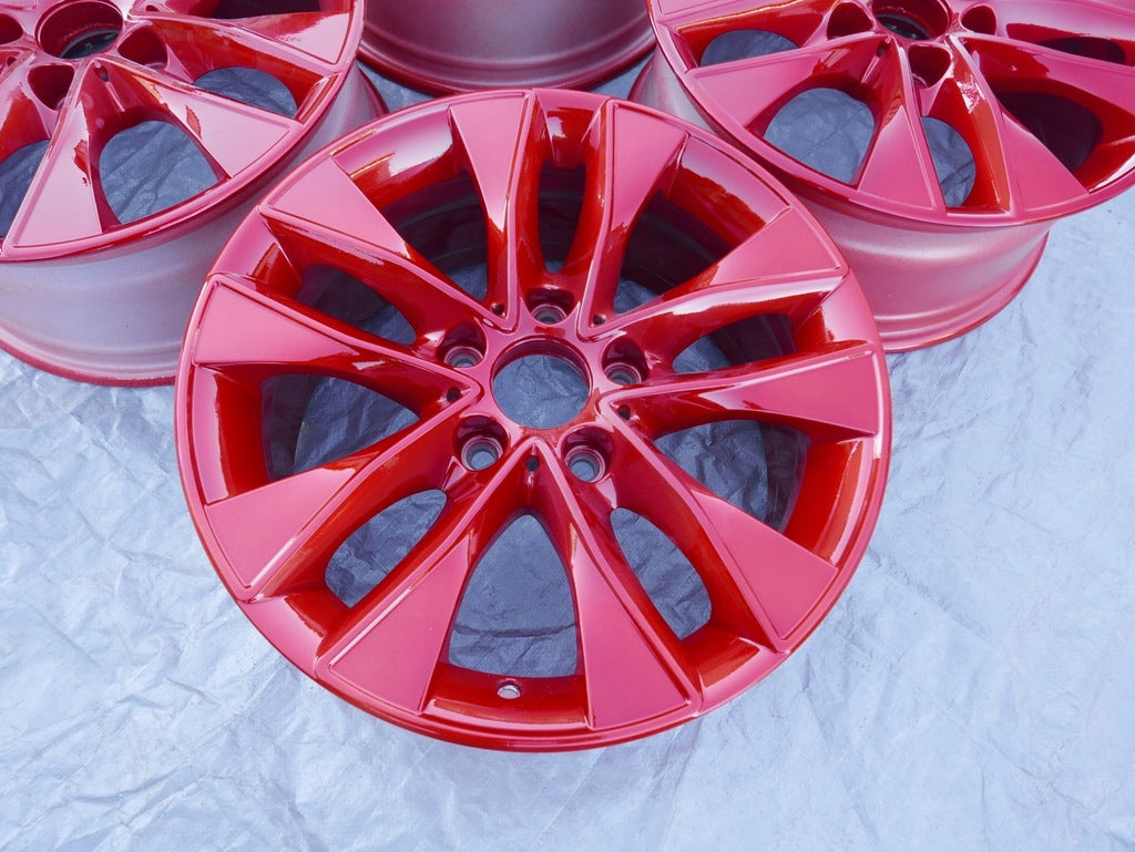 4x Alufelge 17 Zoll 7.5" 5x120 43ET Glanz Weiß 6850152 BMW F22 F21 F20 Rim Wheel FEL7920421333da