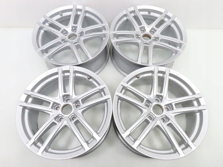 4x Alufelge 17 Zoll 7.5" 5x112 27ET Glanz Silber KBA52096 Audi I Rim Wheel FEL1958227904sb