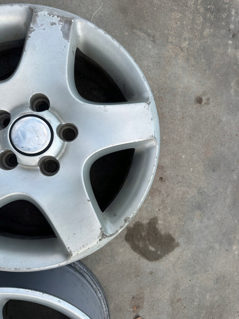 4x Alufelge 17 Zoll 7.5" 5x120 55ET Glanz Silber 7L6601025E VW Touareg Rim Wheel FEL1402595151vn