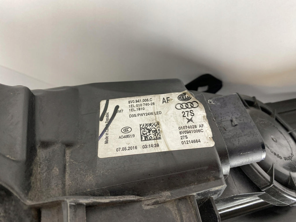 Frontscheinwerfer Audi A3 8V0941006C Xenon Rechts Scheinwerfer Headlight SCH2064317808do