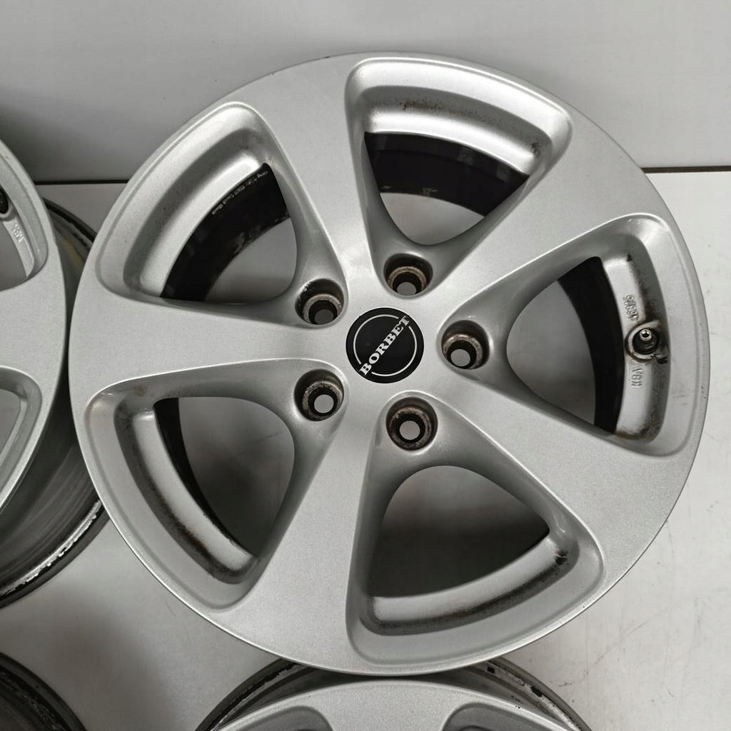 4x Alufelge 16 Zoll 7.0" 5x120 20ET Glanz Silber BMW 5 E60 E61 Rim Wheel FEL9055986365zi