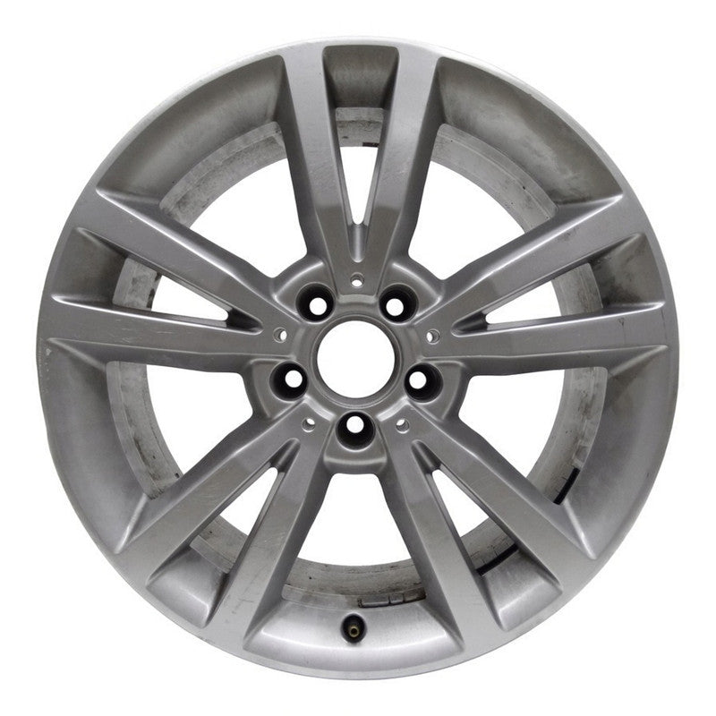 1x Alufelge 18 Zoll 8.0" 5x112 45ET Glanz Silber A2074011102 Mercedes-Benz Coupe