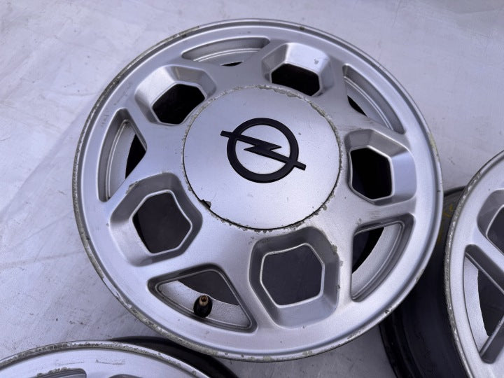 4x Alufelge 13 Zoll 5.5" 4x100 49ET Silber Opel Rim Wheel FEL3927171997ch