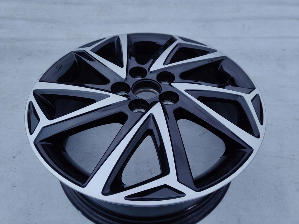 1x Alufelge 16 Zoll 6.0" 5x100 50ET Glanz Schwarz PW457-0D004 Toyota Yaris FEL3800520828ad