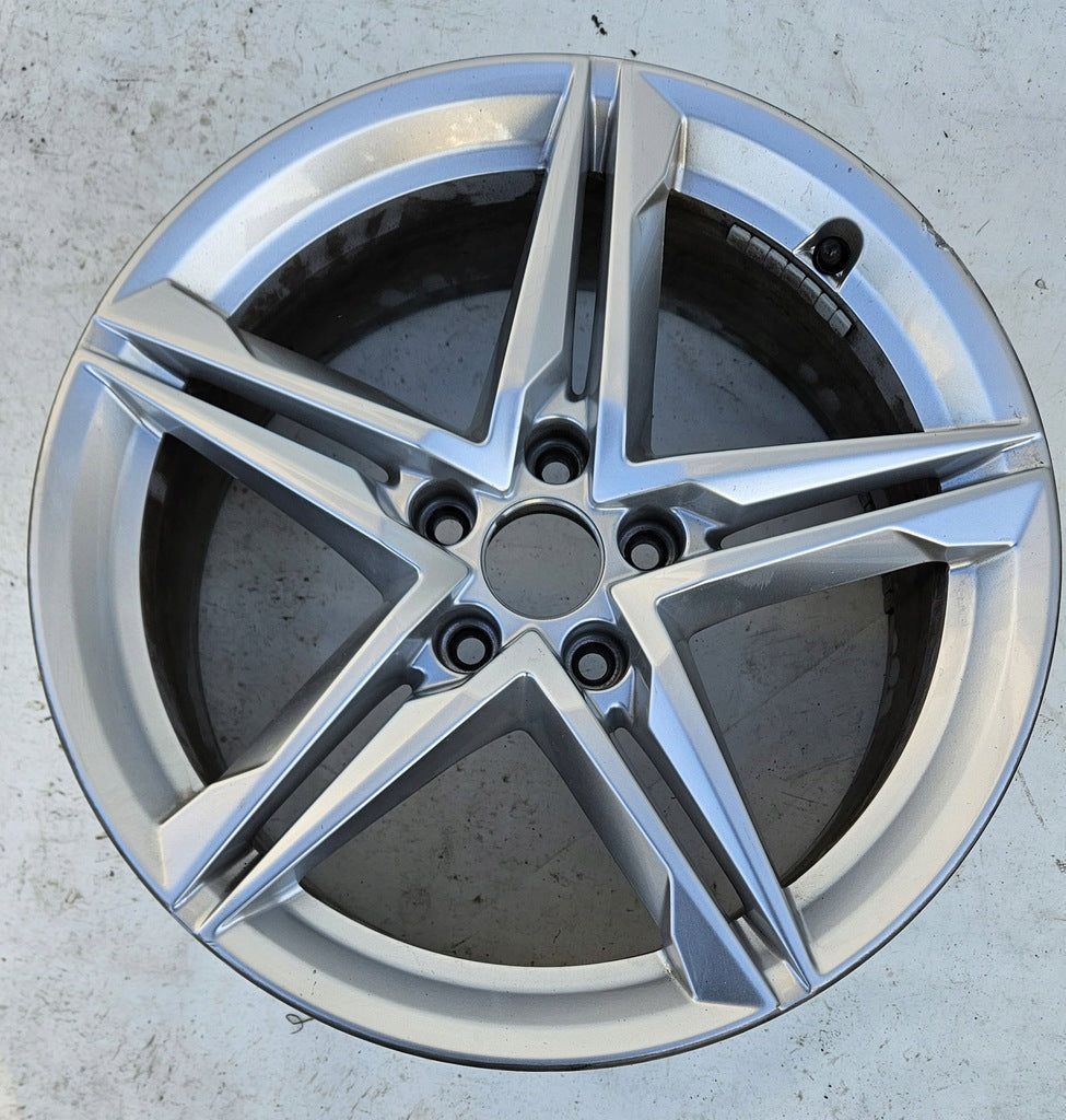 2x Alufelge 18 Zoll 8.0" 5x112 40ET Glanz Silber 8W0601025 Audi A5 A4 Rim Wheel FEL7584722453yr