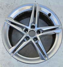 Load image into Gallery viewer, 2x Alufelge 18 Zoll 8.0" 5x112 40ET Glanz Silber 8W0601025 Audi A5 A4 Rim Wheel FEL7584722453yr