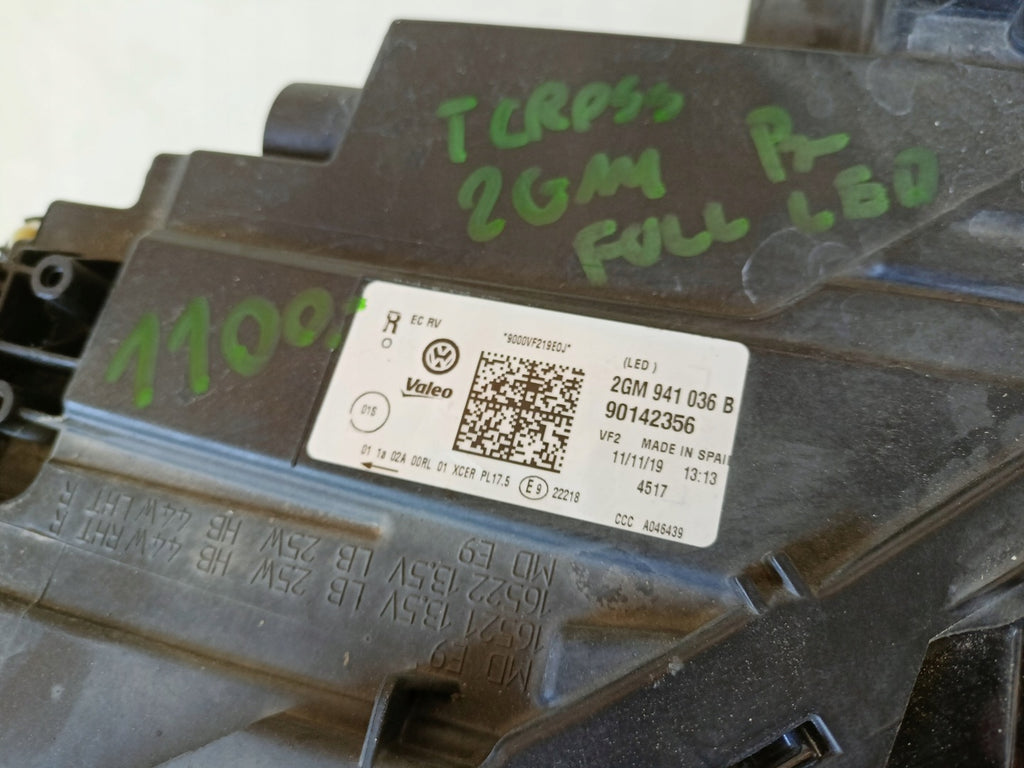 Frontscheinwerfer VW T-Cross 2GM941036 Full LED Rechts Scheinwerfer Headlight