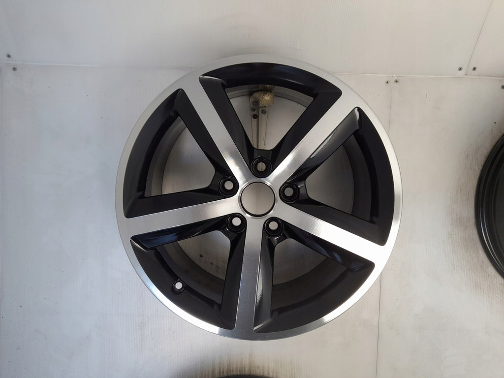1x Alufelge 17 Zoll 7.5" 5x112 56ET Glanz Schwarz 8P0601025AL Audi Rim Wheel FEL2059787290vr