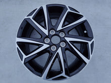 Load image into Gallery viewer, 1x Alufelge 16 Zoll 6.0" 5x100 50ET Glanz Schwarz PW457-0D004 Toyota Yaris FEL3800520828ad