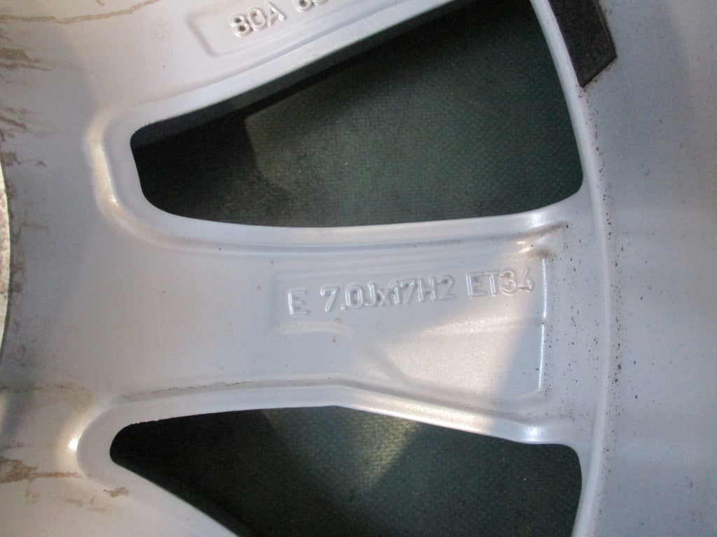 4x Alufelge 17 Zoll 7.0" 5x112 34ET Glanz Silber 80A601025 Audi Rim Wheel FEL5332489454em