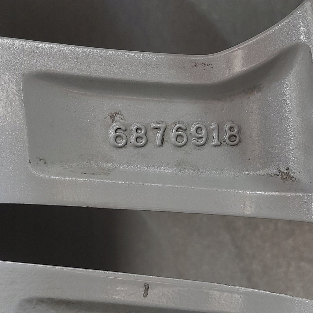 1x Alufelge 18 Zoll 7.0" 5x112 22ET Glanz Silber 6876918 BMW G01 G02 Rim Wheel FEL3822154911yy